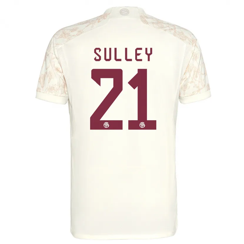 Danxen Niño Camiseta Williams Baffour Sulley #21 Blanquecino Equipación Tercera 2023/24 La Camisa