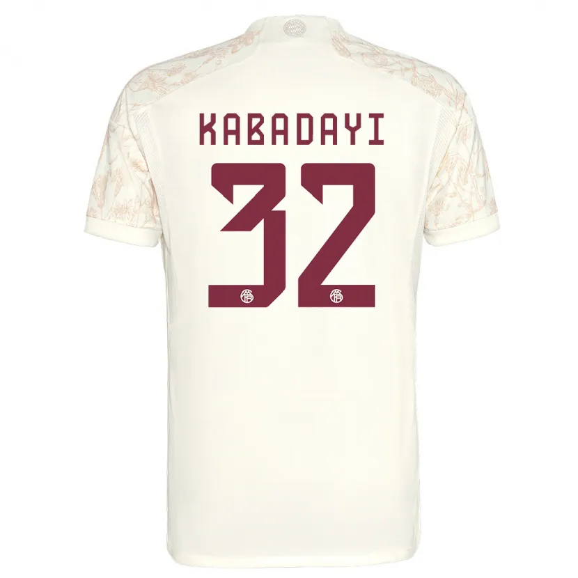 Danxen Niño Camiseta Yusuf Kabadayi #32 Blanquecino Equipación Tercera 2023/24 La Camisa