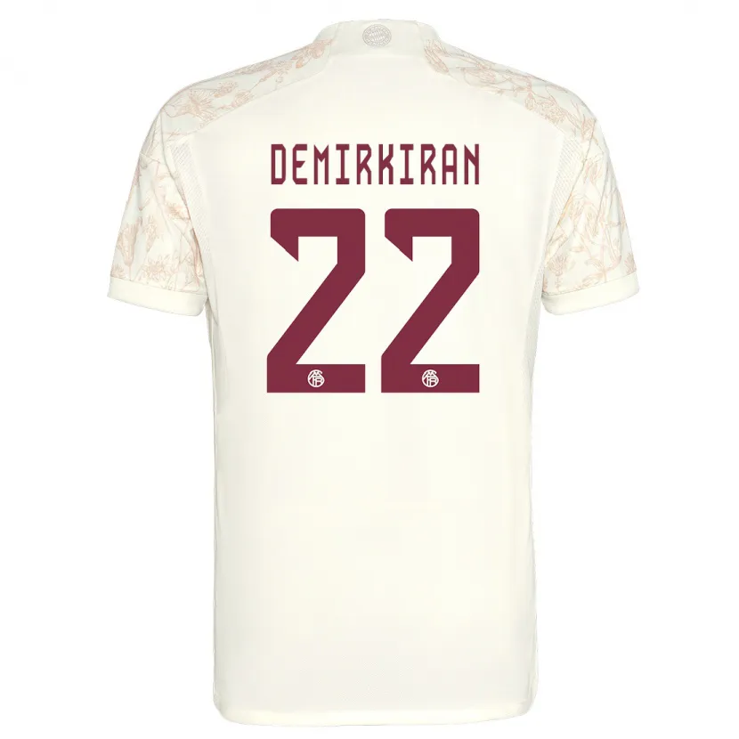 Danxen Niño Camiseta Ediz Demirkiran #22 Blanquecino Equipación Tercera 2023/24 La Camisa