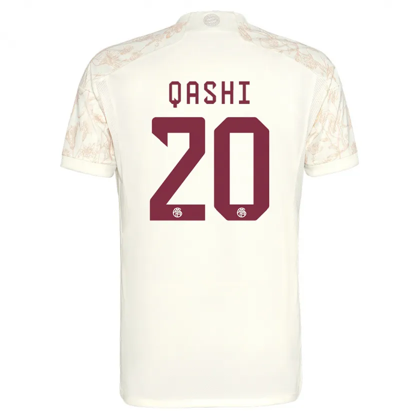 Danxen Niño Camiseta Yousef Qashi #20 Blanquecino Equipación Tercera 2023/24 La Camisa