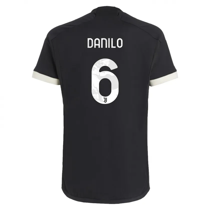 Danxen Niño Camiseta Danilo #6 Negro Equipación Tercera 2023/24 La Camisa