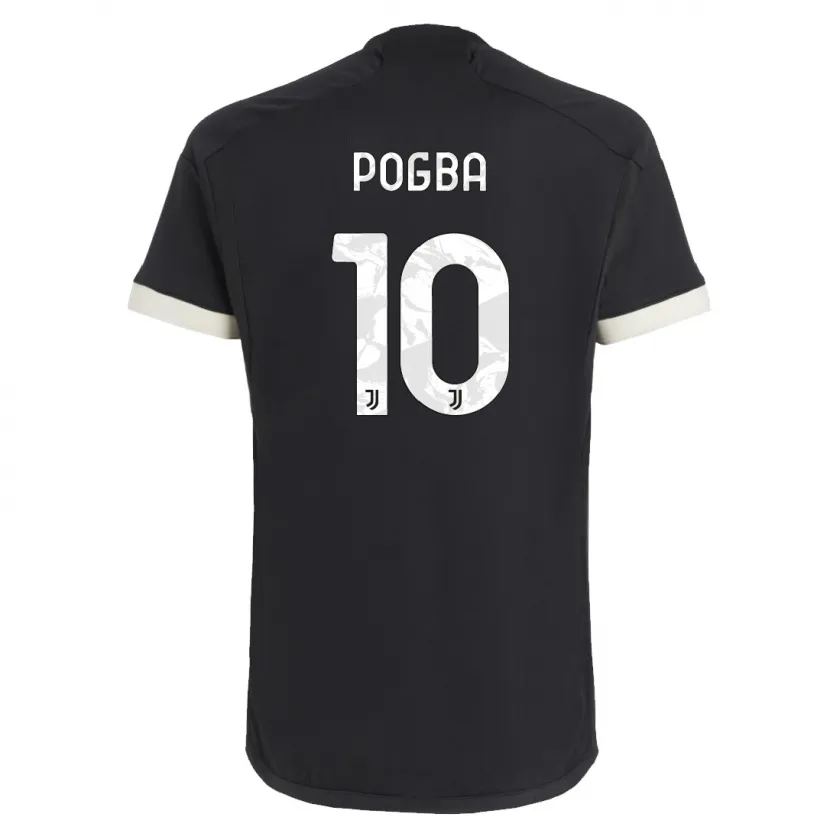 Danxen Niño Camiseta Paul Pogba #10 Negro Equipación Tercera 2023/24 La Camisa