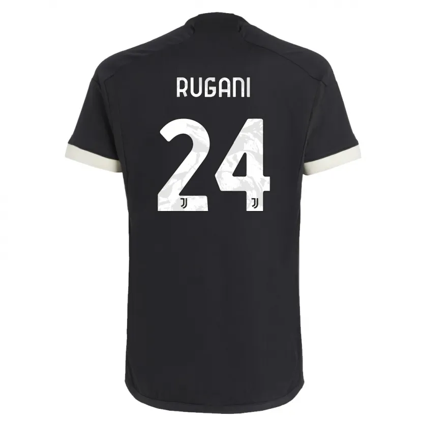 Danxen Niño Camiseta Daniele Rugani #24 Negro Equipación Tercera 2023/24 La Camisa