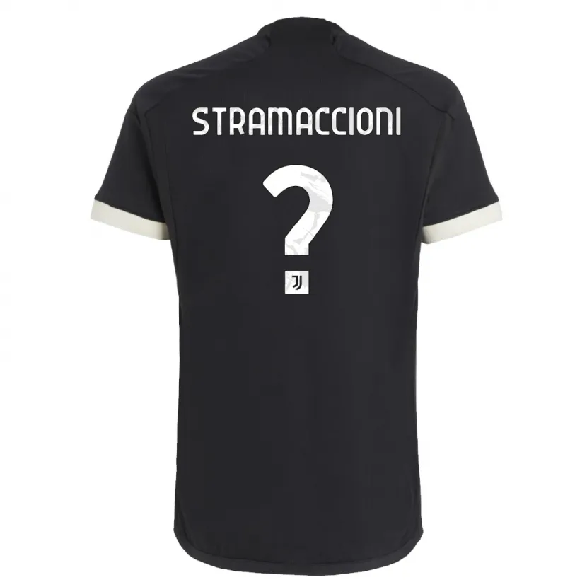 Danxen Niño Camiseta Diego Stramaccioni #0 Negro Equipación Tercera 2023/24 La Camisa