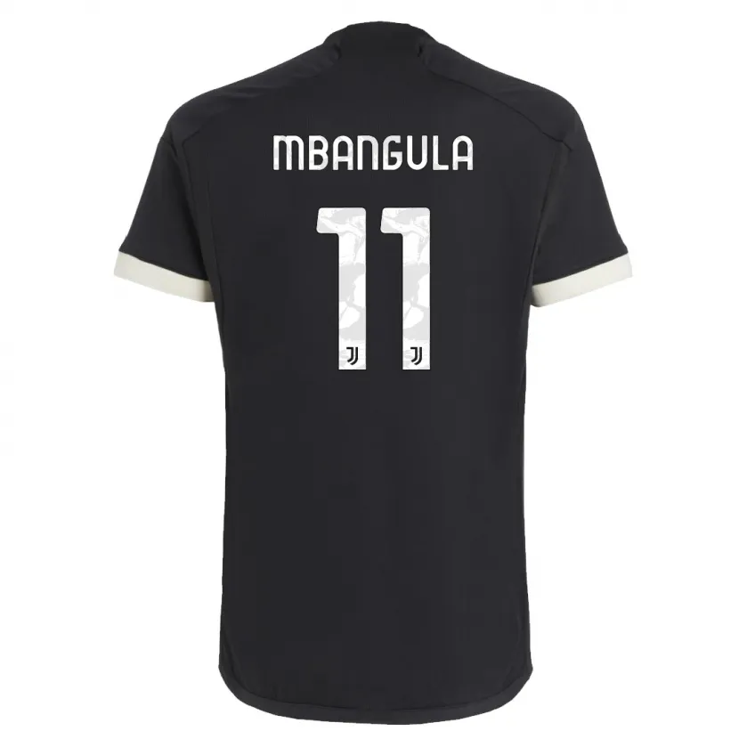 Danxen Niño Camiseta Samuel Mbangula #11 Negro Equipación Tercera 2023/24 La Camisa