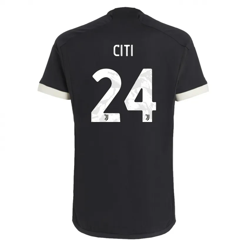 Danxen Niño Camiseta Alessandro Citi #24 Negro Equipación Tercera 2023/24 La Camisa