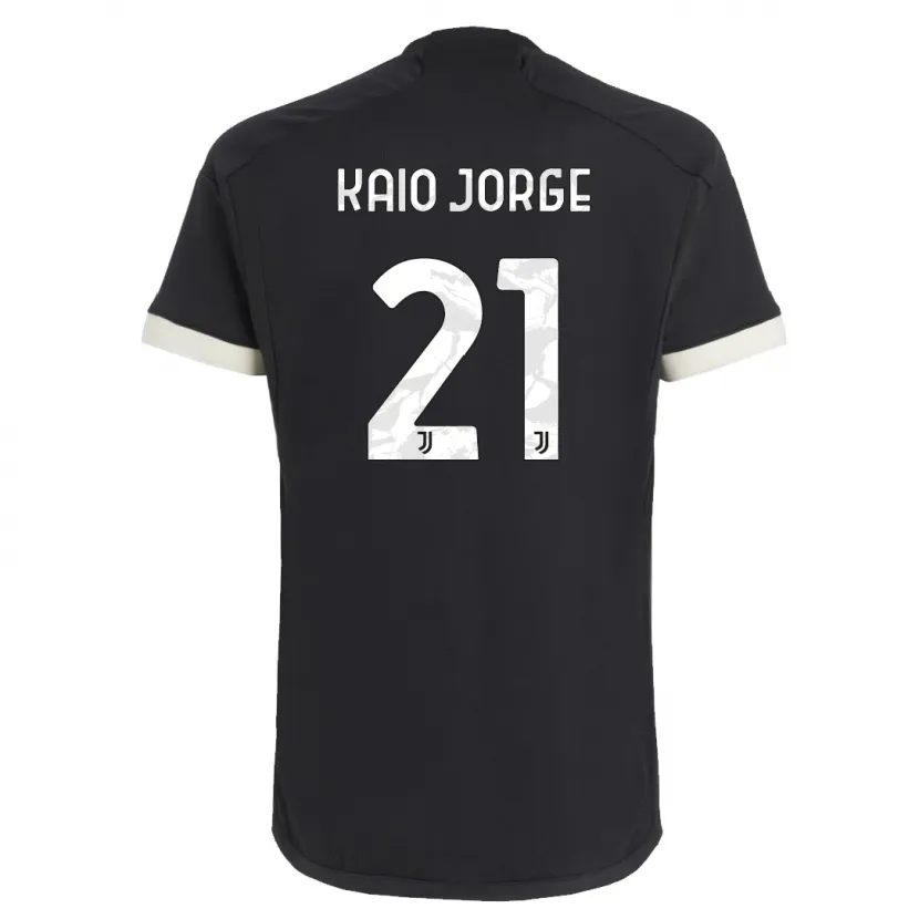 Danxen Niño Camiseta Kaio Jorge #21 Negro Equipación Tercera 2023/24 La Camisa