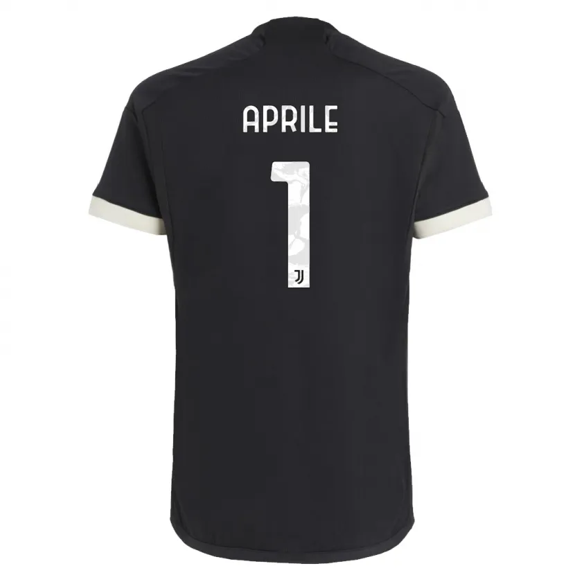 Danxen Niño Camiseta Roberta Aprile #1 Negro Equipación Tercera 2023/24 La Camisa