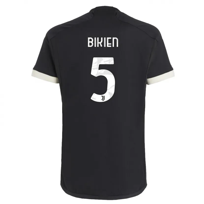 Danxen Niño Camiseta Felix Nzouango Bikien #5 Negro Equipación Tercera 2023/24 La Camisa