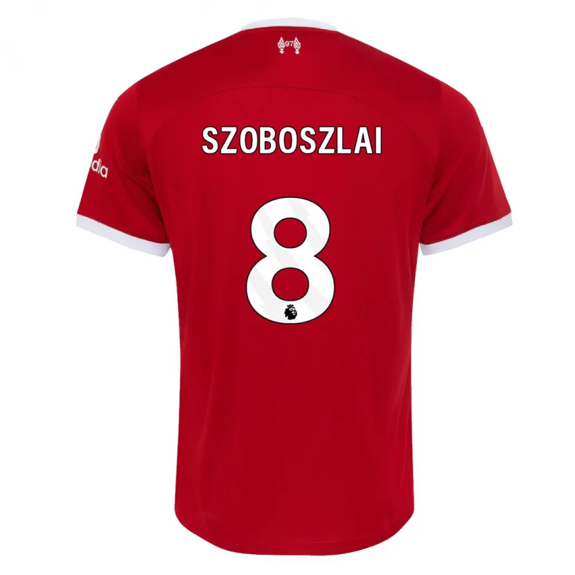 Danxen Hombre Camiseta Dominik Szoboszlai #8 Rojo 1ª Equipación 2023/24 La Camisa