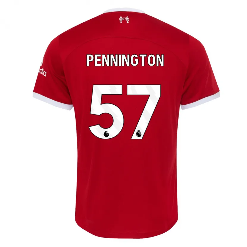 Danxen Hombre Camiseta Cody Pennington #57 Rojo 1ª Equipación 2023/24 La Camisa