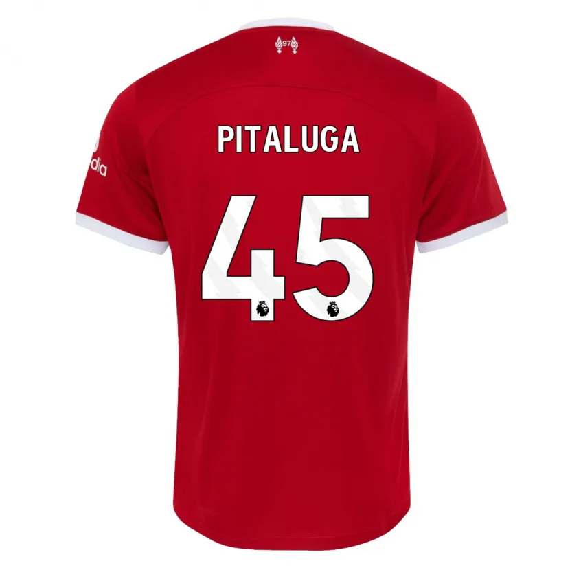 Danxen Hombre Camiseta Marcelo Pitaluga #45 Rojo 1ª Equipación 2023/24 La Camisa