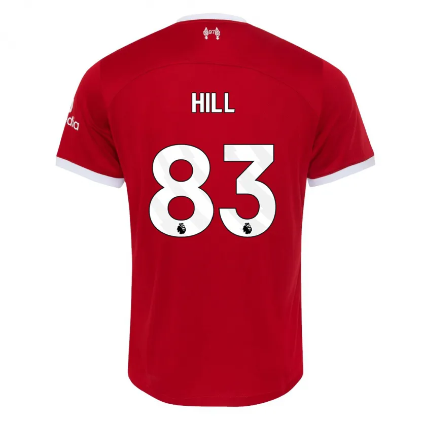 Danxen Hombre Camiseta Tom Hill #83 Rojo 1ª Equipación 2023/24 La Camisa