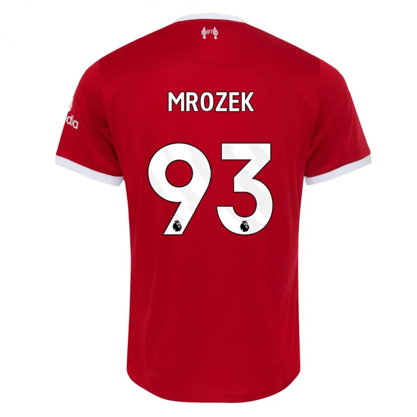 Danxen Hombre Camiseta Fabian Mrozek #93 Rojo 1ª Equipación 2023/24 La Camisa