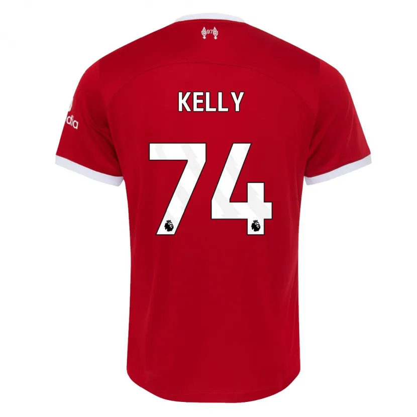 Danxen Hombre Camiseta Oscar Kelly #74 Rojo 1ª Equipación 2023/24 La Camisa