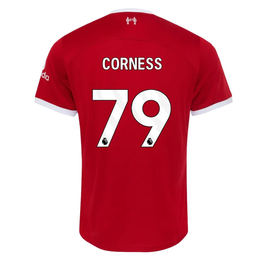 Danxen Hombre Camiseta Dominic Corness #79 Rojo 1ª Equipación 2023/24 La Camisa