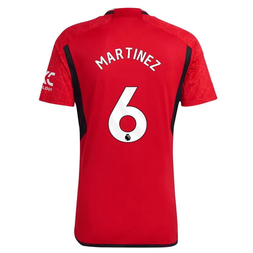 Danxen Hombre Camiseta Lisandro Martínez #6 Rojo 1ª Equipación 2023/24 La Camisa