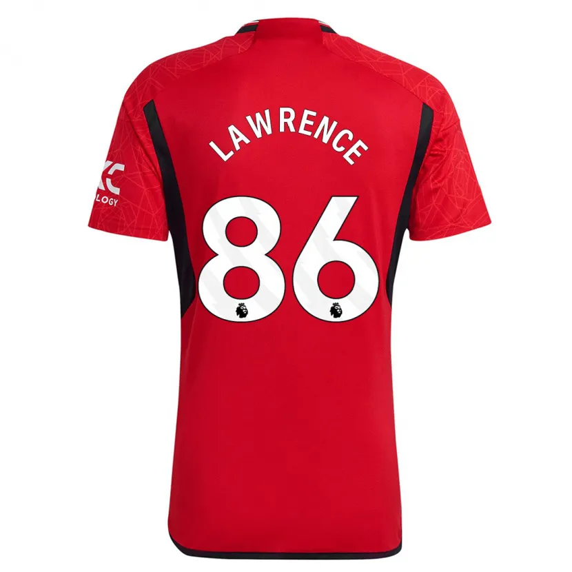 Danxen Hombre Camiseta Marcus Lawrence #86 Rojo 1ª Equipación 2023/24 La Camisa