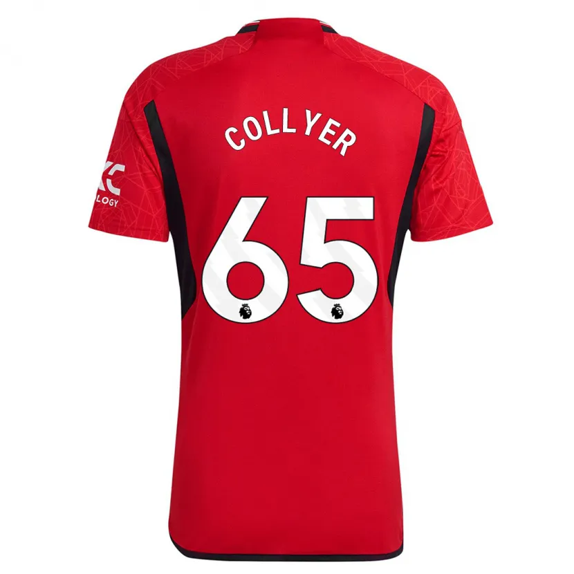 Danxen Hombre Camiseta Toby Collyer #65 Rojo 1ª Equipación 2023/24 La Camisa