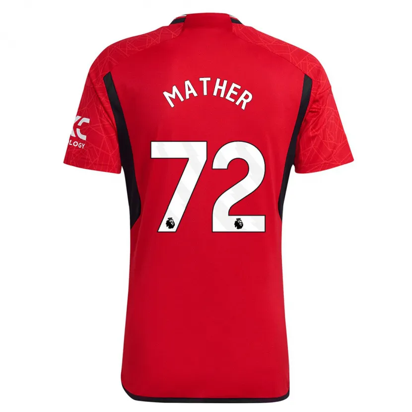 Danxen Hombre Camiseta Sam Mather #72 Rojo 1ª Equipación 2023/24 La Camisa