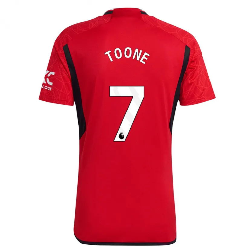 Danxen Hombre Camiseta Ella Toone #7 Rojo 1ª Equipación 2023/24 La Camisa