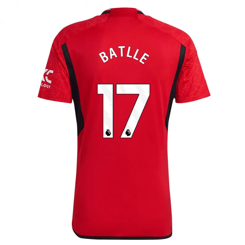 Danxen Hombre Camiseta Ona Batlle #17 Rojo 1ª Equipación 2023/24 La Camisa