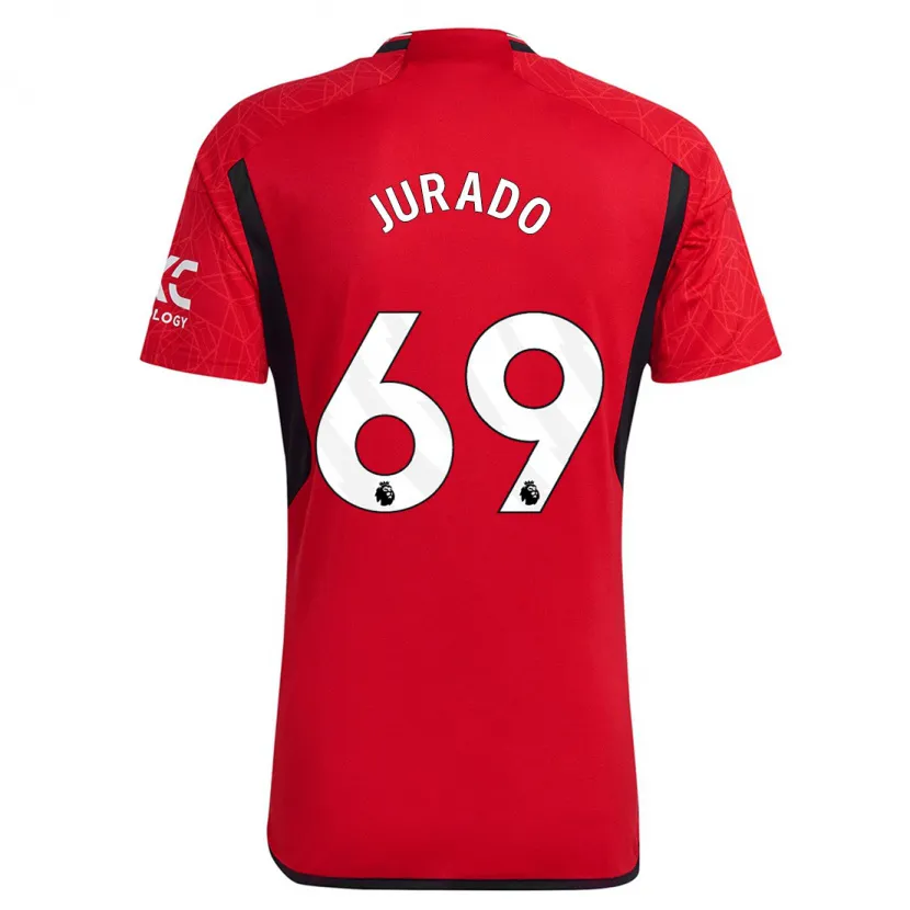 Danxen Hombre Camiseta Marc Jurado #69 Rojo 1ª Equipación 2023/24 La Camisa