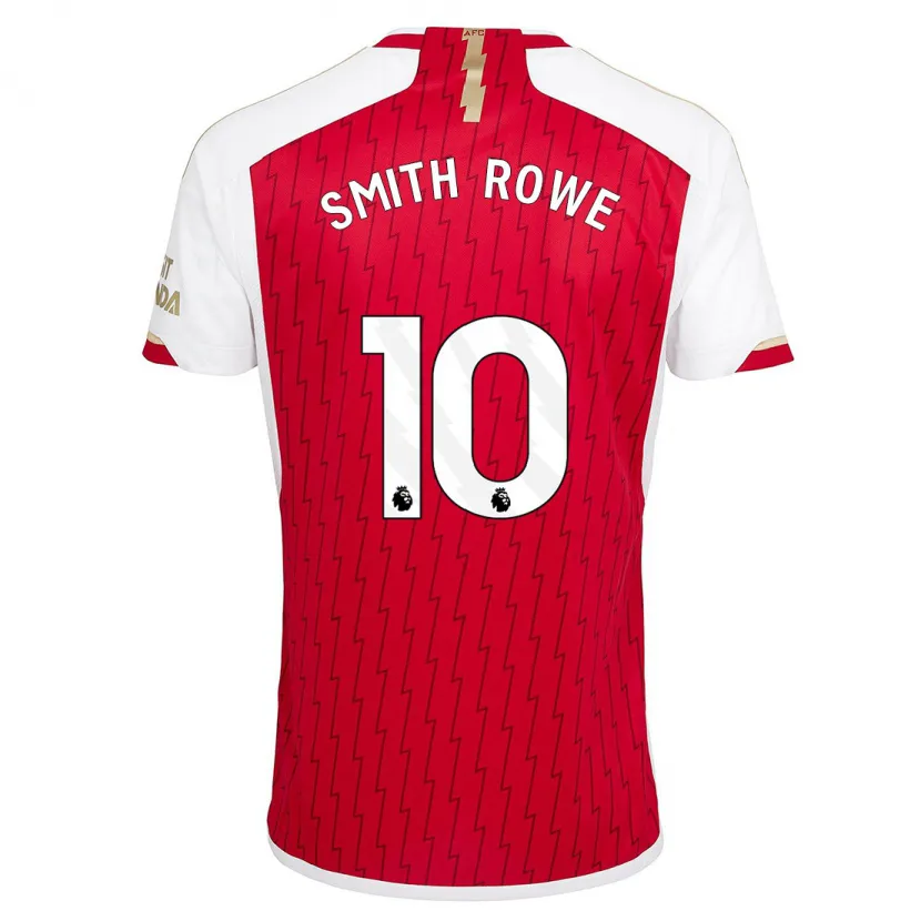 Danxen Hombre Camiseta Emile Smith Rowe #10 Rojo 1ª Equipación 2023/24 La Camisa