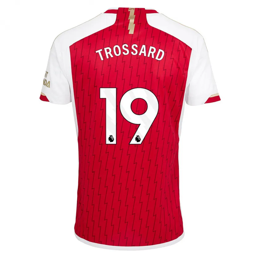 Danxen Hombre Camiseta Leandro Trossard #19 Rojo 1ª Equipación 2023/24 La Camisa