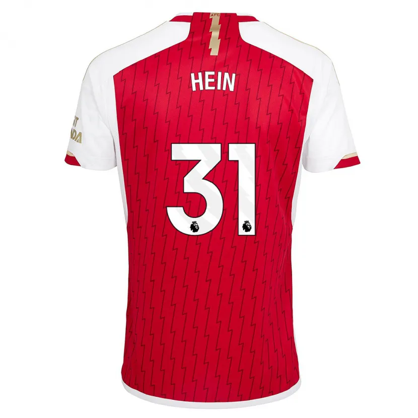 Danxen Hombre Camiseta Karl Hein #31 Rojo 1ª Equipación 2023/24 La Camisa