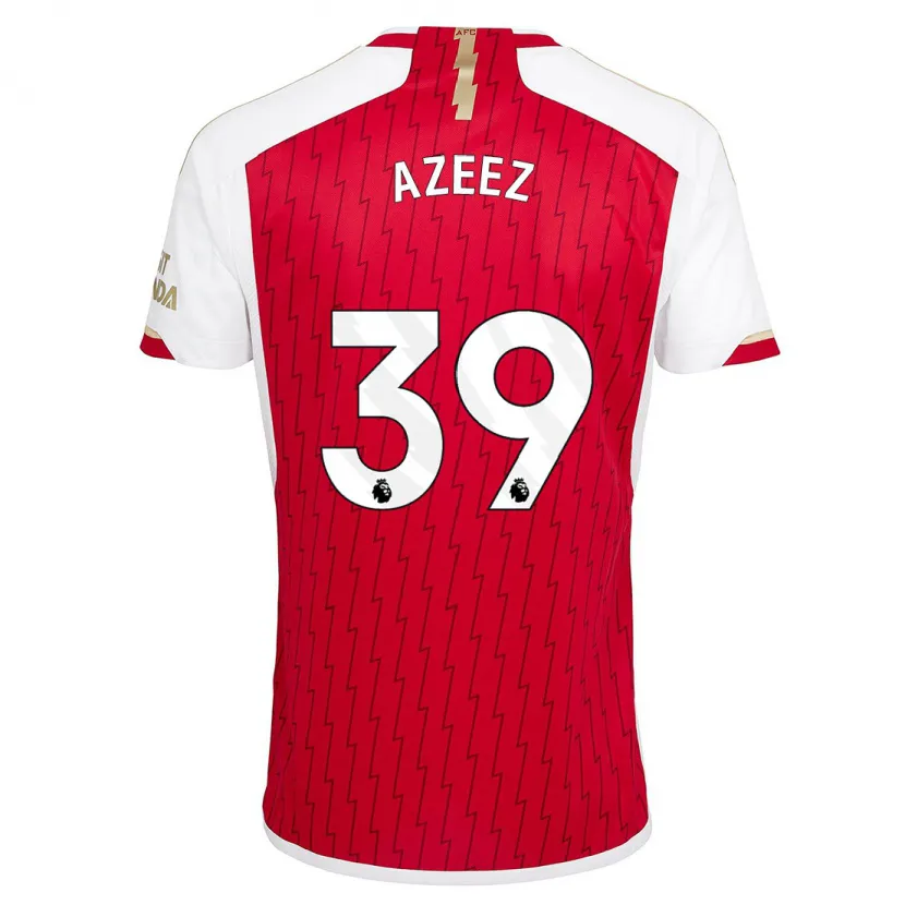 Danxen Hombre Camiseta Miguel Azeez #39 Rojo 1ª Equipación 2023/24 La Camisa