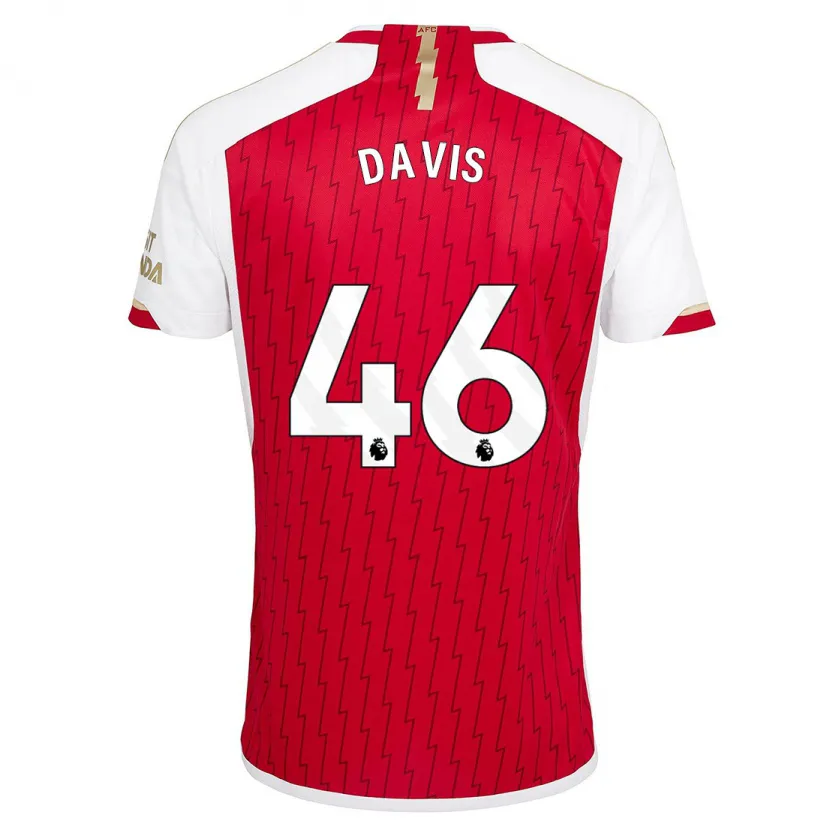 Danxen Hombre Camiseta Timi Davis #46 Rojo 1ª Equipación 2023/24 La Camisa