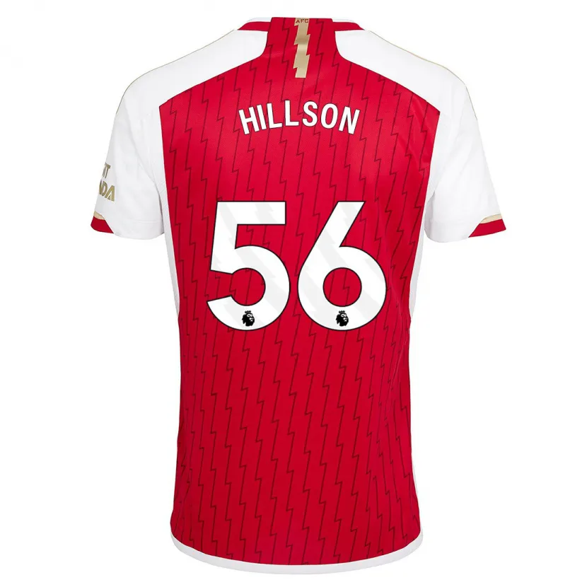 Danxen Hombre Camiseta James Hillson #56 Rojo 1ª Equipación 2023/24 La Camisa