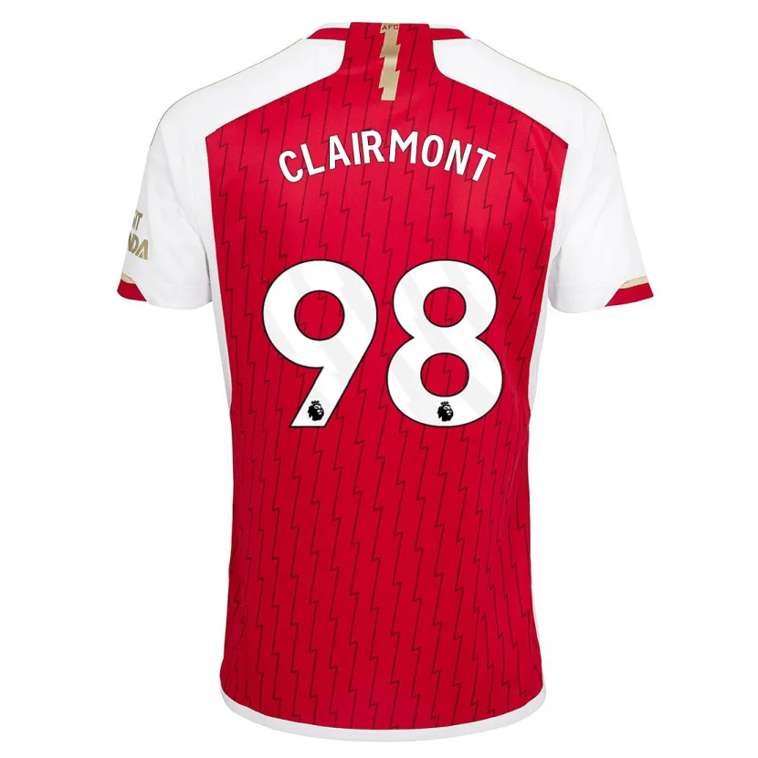 Danxen Hombre Camiseta Reece Clairmont #98 Rojo 1ª Equipación 2023/24 La Camisa