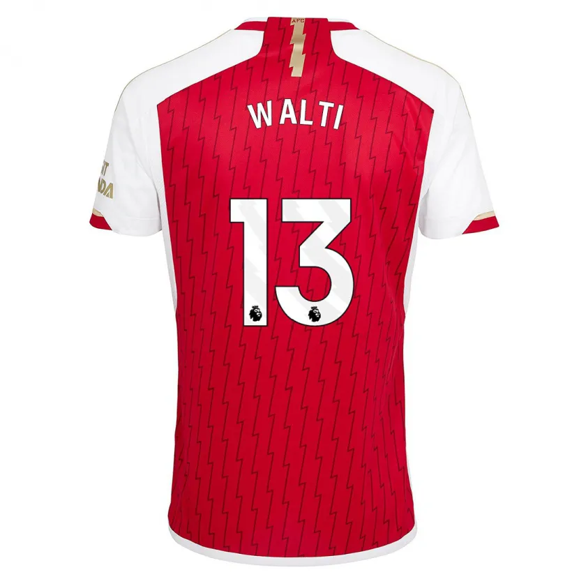 Danxen Hombre Camiseta Lia Walti #13 Rojo 1ª Equipación 2023/24 La Camisa