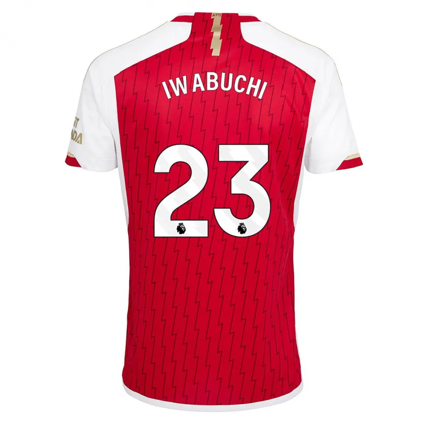 Danxen Hombre Camiseta Mana Iwabuchi #23 Rojo 1ª Equipación 2023/24 La Camisa