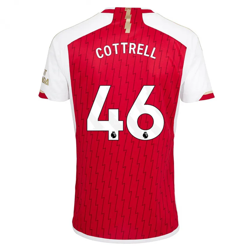 Danxen Hombre Camiseta Ben Cottrell #46 Rojo 1ª Equipación 2023/24 La Camisa