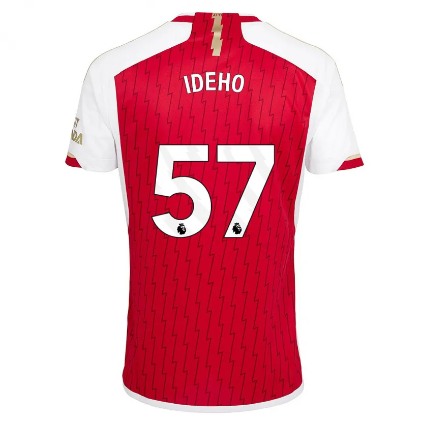 Danxen Hombre Camiseta Joel Ideho #57 Rojo 1ª Equipación 2023/24 La Camisa