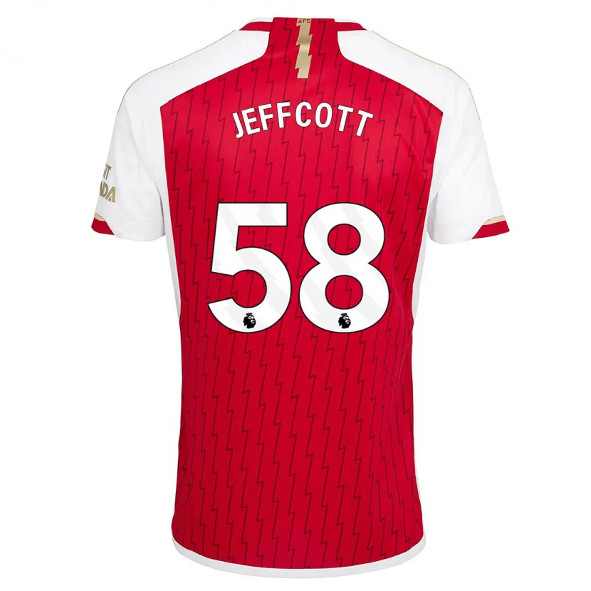 Danxen Hombre Camiseta Henry Jeffcott #58 Rojo 1ª Equipación 2023/24 La Camisa