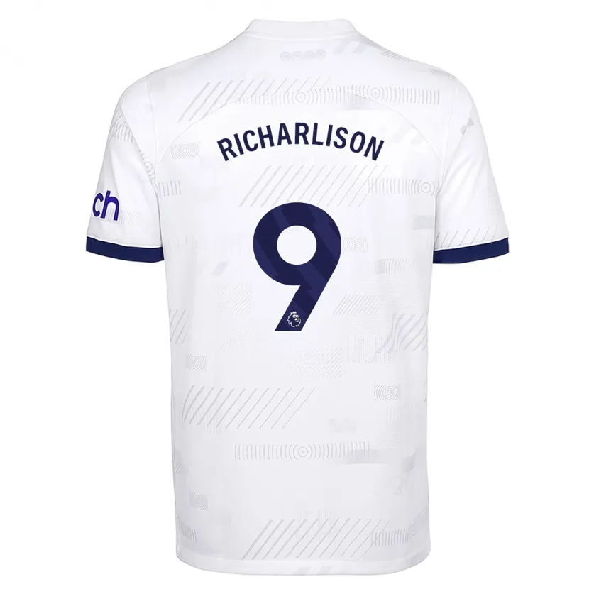 Danxen Hombre Camiseta Richarlison #9 Blanco 1ª Equipación 2023/24 La Camisa