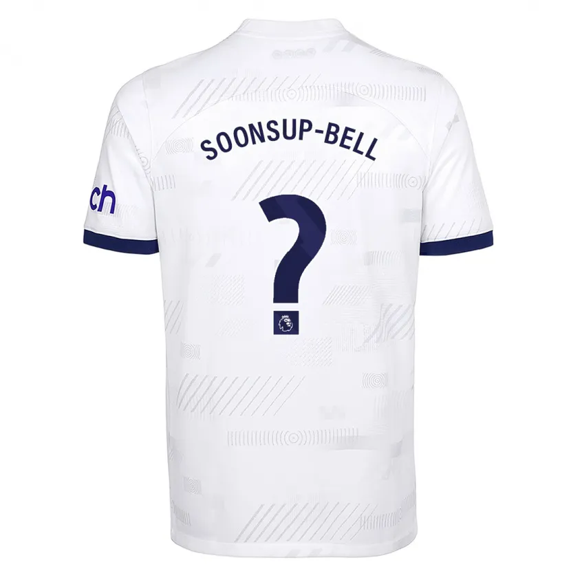 Danxen Hombre Camiseta Jude Soonsup-Bell #0 Blanco 1ª Equipación 2023/24 La Camisa