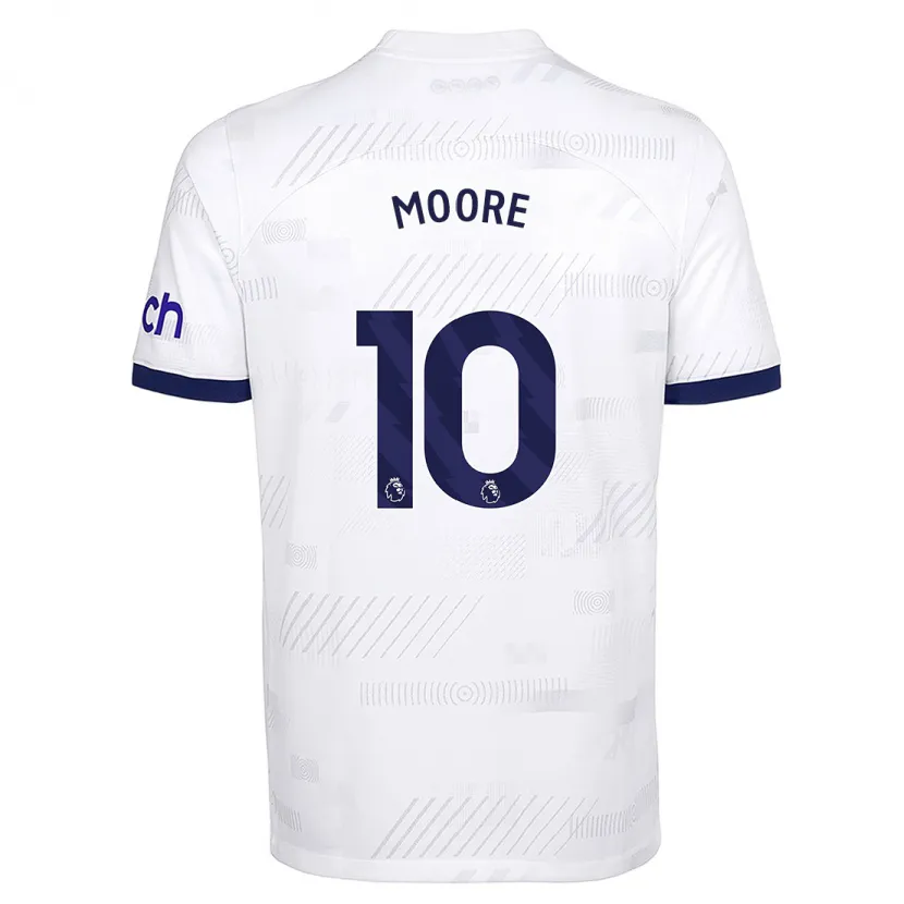 Danxen Hombre Camiseta Mikey Moore #10 Blanco 1ª Equipación 2023/24 La Camisa