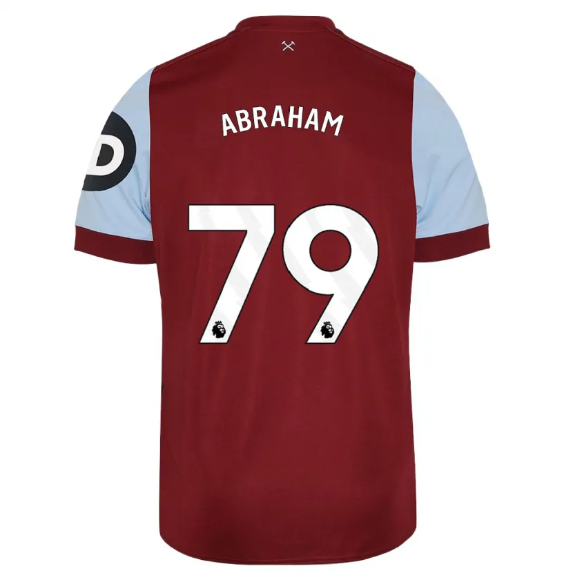 Danxen Hombre Camiseta Dondre Abraham #79 Granate 1ª Equipación 2023/24 La Camisa