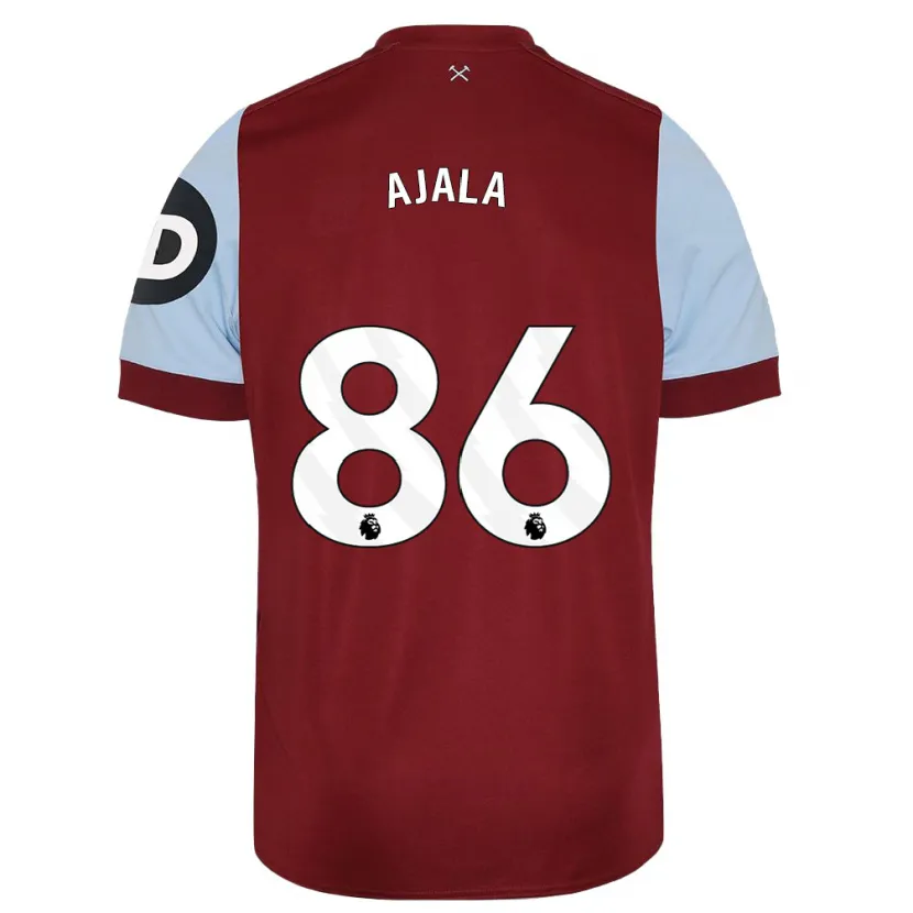 Danxen Hombre Camiseta Joshua Ajala #86 Granate 1ª Equipación 2023/24 La Camisa