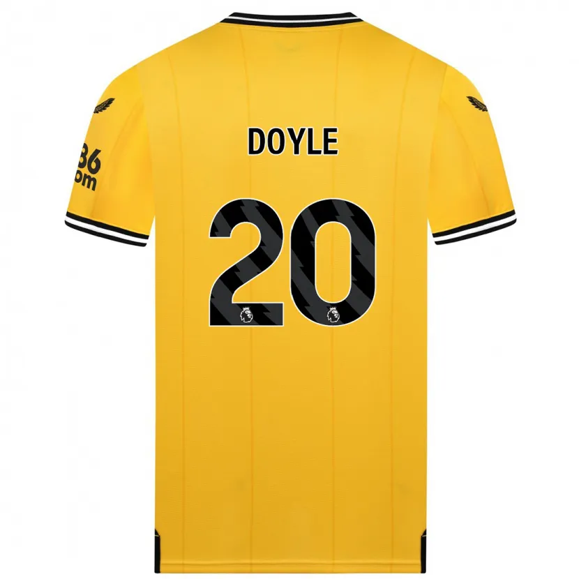 Danxen Hombre Camiseta Tommy Doyle #20 Amarillo 1ª Equipación 2023/24 La Camisa