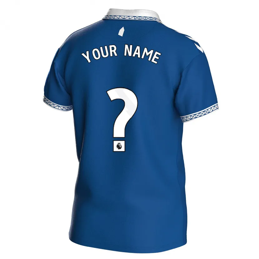 Danxen Hombre Camiseta Su Nombre #0 Azul Real 1ª Equipación 2023/24 La Camisa