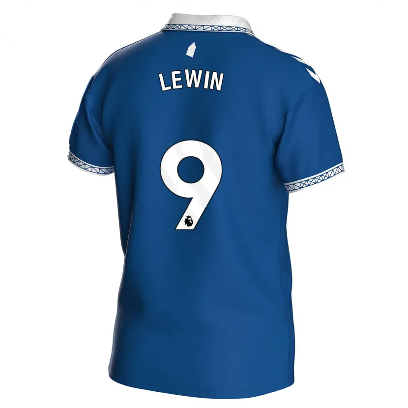 Danxen Hombre Camiseta Dominic Calvert-Lewin #9 Azul Real 1ª Equipación 2023/24 La Camisa