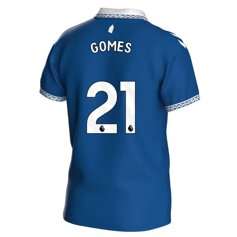 Danxen Hombre Camiseta André Gomes #21 Azul Real 1ª Equipación 2023/24 La Camisa