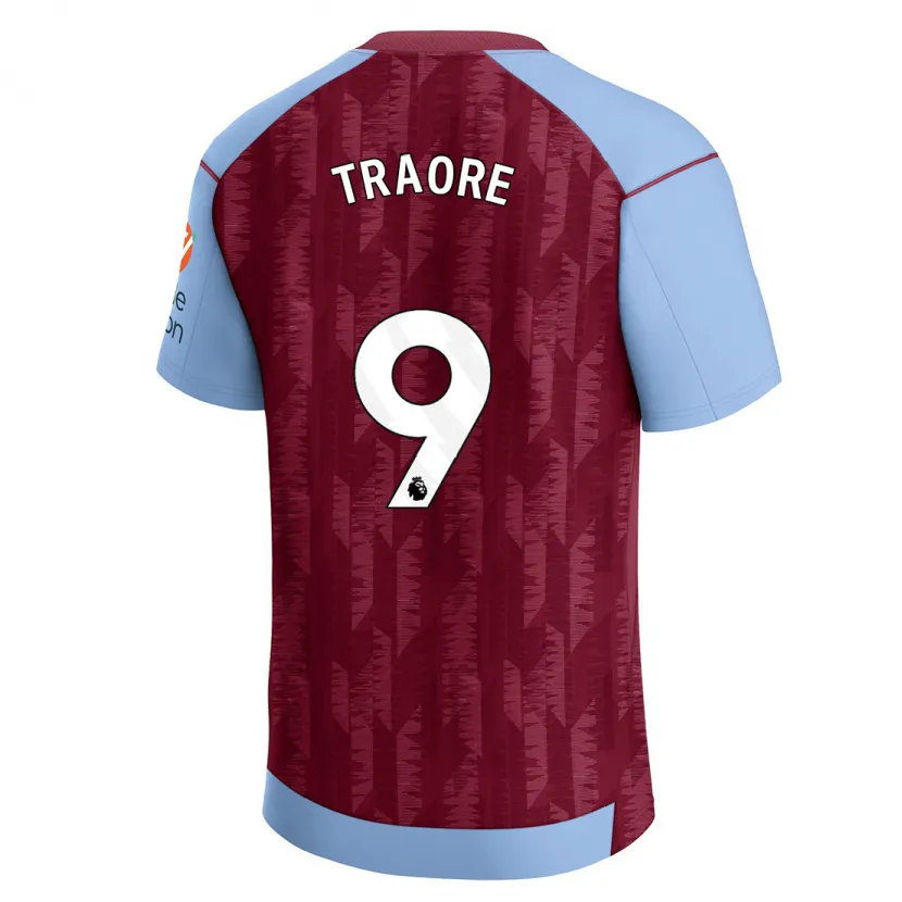 Danxen Hombre Camiseta Bertrand Traoré #9 Azul Claro 1ª Equipación 2023/24 La Camisa