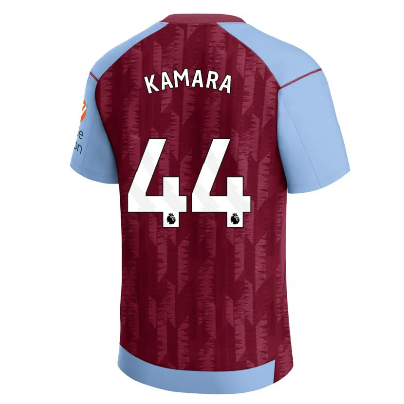 Danxen Hombre Camiseta Boubacar Kamara #44 Azul Claro 1ª Equipación 2023/24 La Camisa